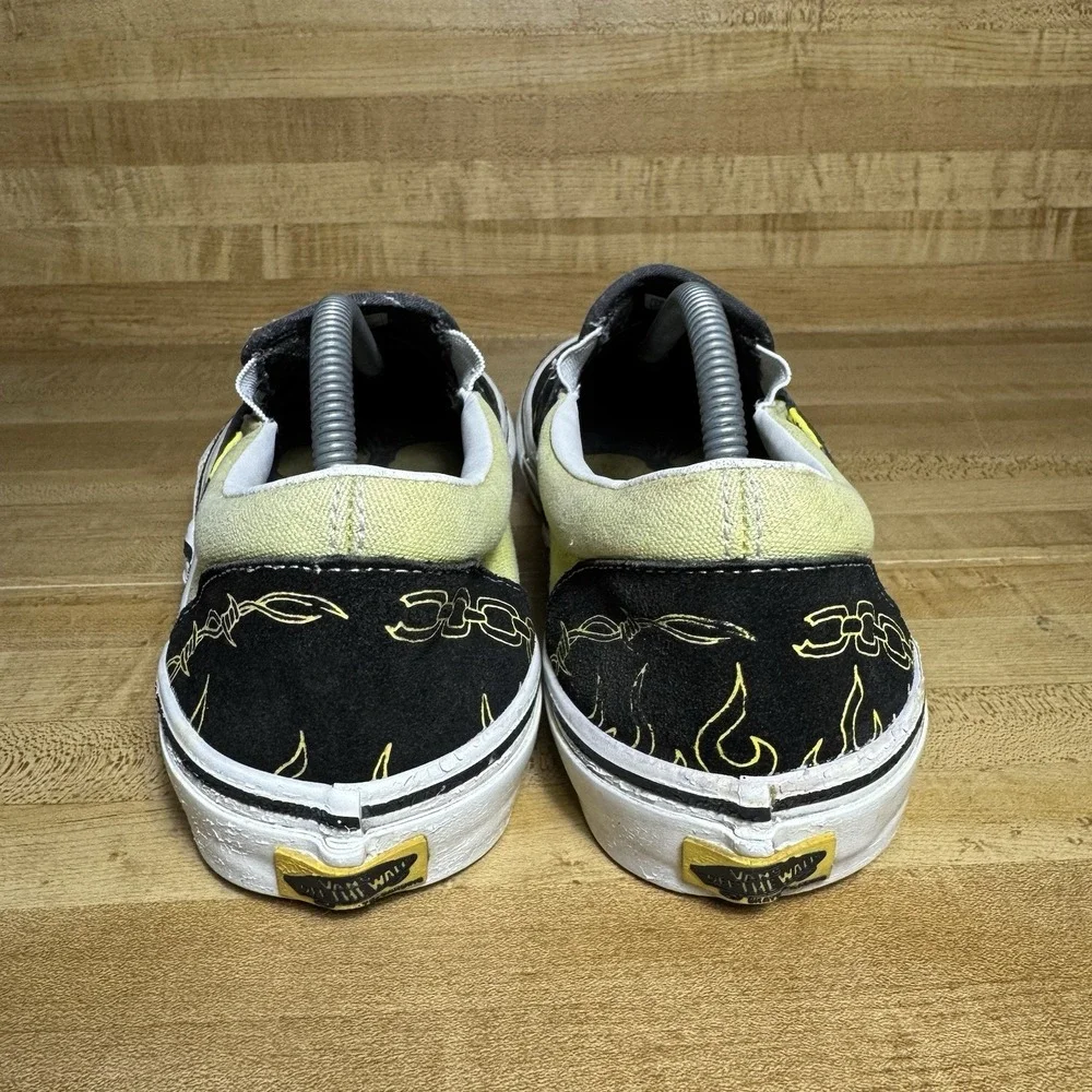 Vans x Gigliotti SpongeBob SquarePants Slip On Black Yellow Men's Size 11